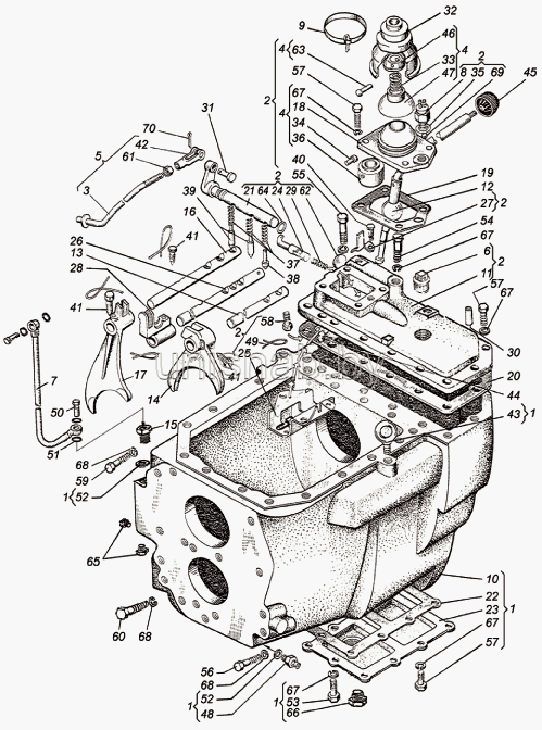 Схема раздатки т150