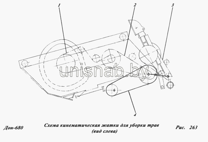 Схема ремней дон 680